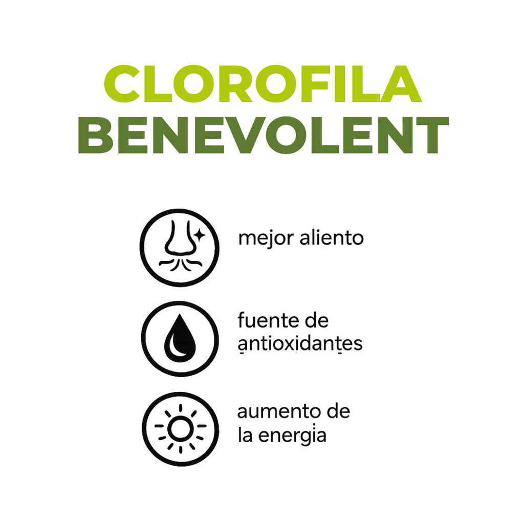 Pack 2 Clorofila Líquida Benevolent 60 ml