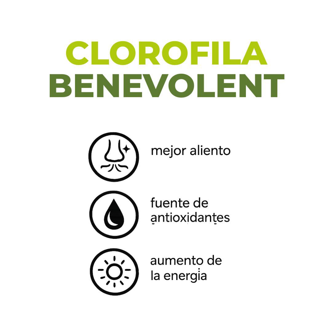Pack 2 Clorofila Líquida Benevolent 60 ml
