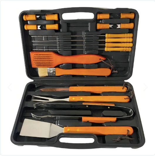 Set Parrilleros Asado 18 Piezas con Maleta