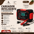 Cargador Inteligente y Reparador de Baterías para Vehículos