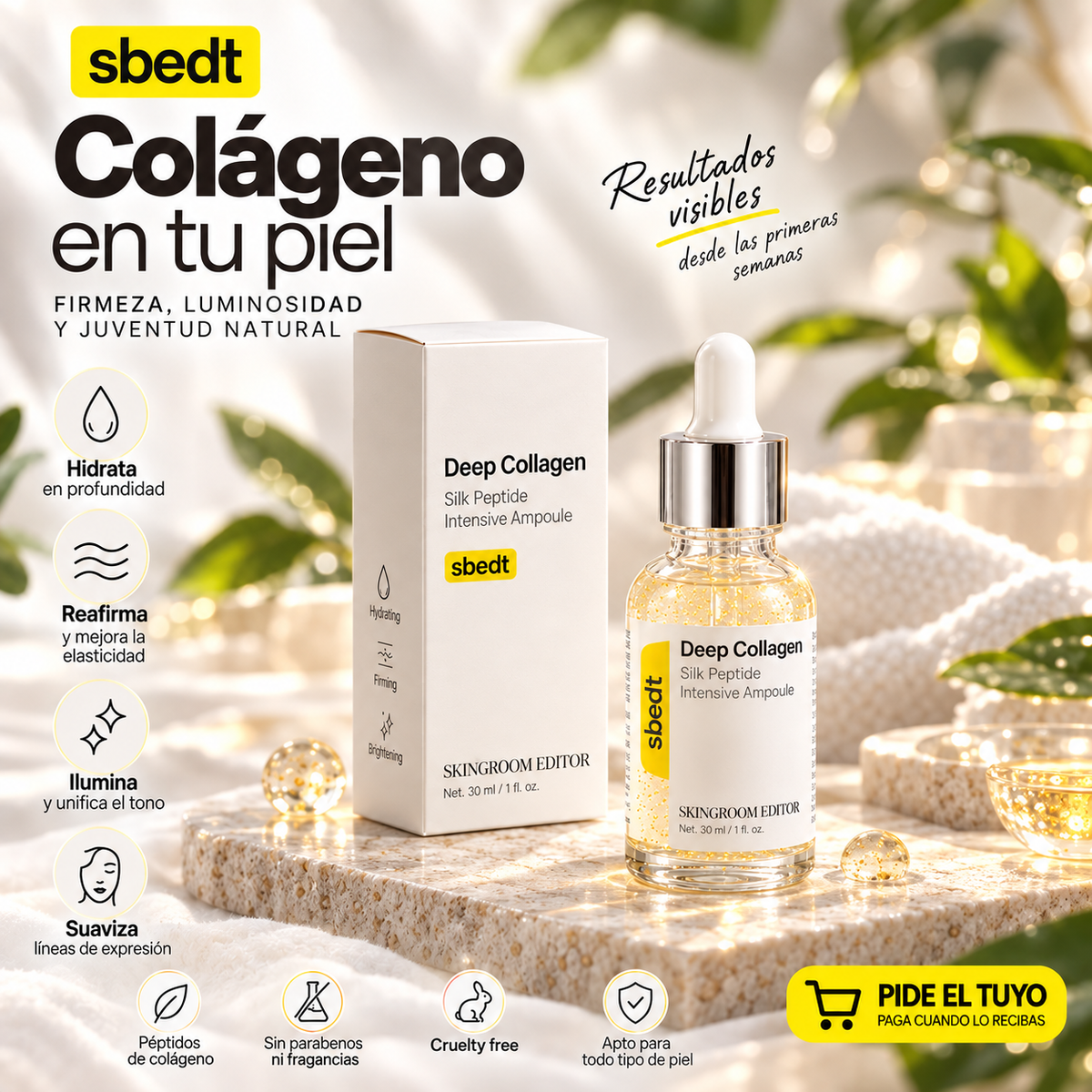Deep Collagen Silk Peptide Intensive Ampoule 30 ml