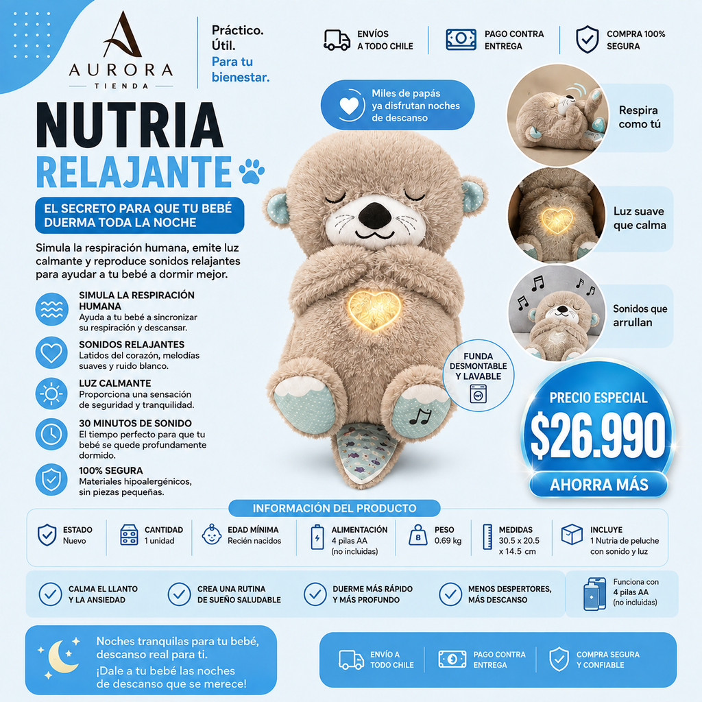Nutria Peluche Relajante