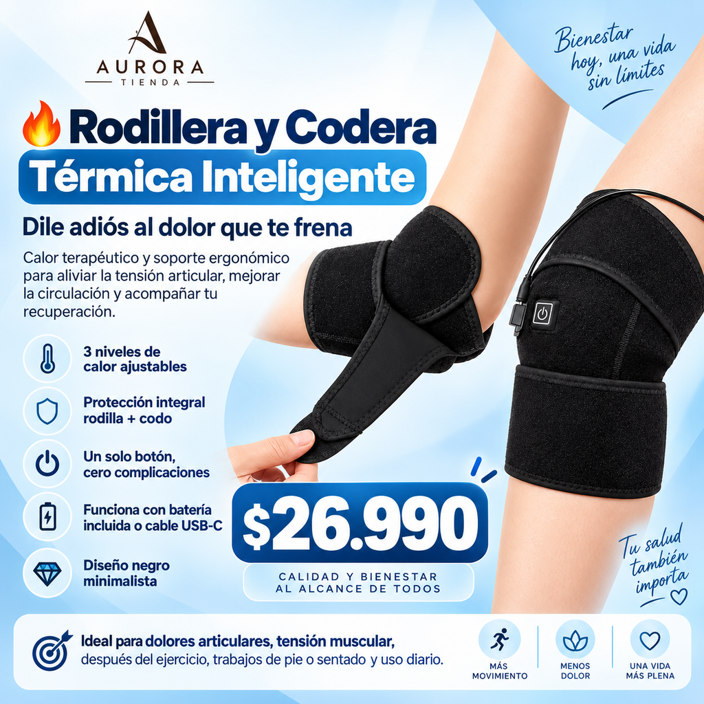 Rodillera y Hombrera Térmica Inteligente