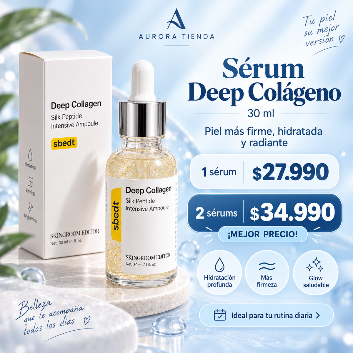 Deep Collagen Silk Peptide Intensive Ampoule 30 ml